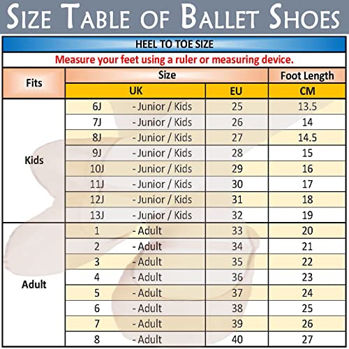 Ballet Canvas Dance Shoes - Full Flat Leather Sole Dancing Yoga Gymnastic Stretch Slippers for Girls Kids Childrens Pink