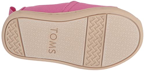 TOMS Boy's Girl's Tiny Alpargata Loafer Flat, Pink, 6 UK Child