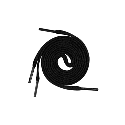 UNDERGROUND KULTURE Kids Black Shoelaces Coloured Replacement Childrens Trainers Sneakers Universal Sports Unisex Shoe Laces 60cm 23.5"