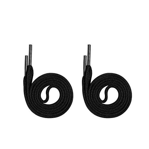 UNDERGROUND KULTURE Kids Black Shoelaces Coloured Replacement Childrens Trainers Sneakers Universal Sports Unisex Shoe Laces 60cm 23.5"