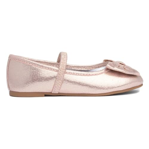Lilley Sparkle Louisa Kids Rose Gold Ballerina - Size 9 Child UK - Gold