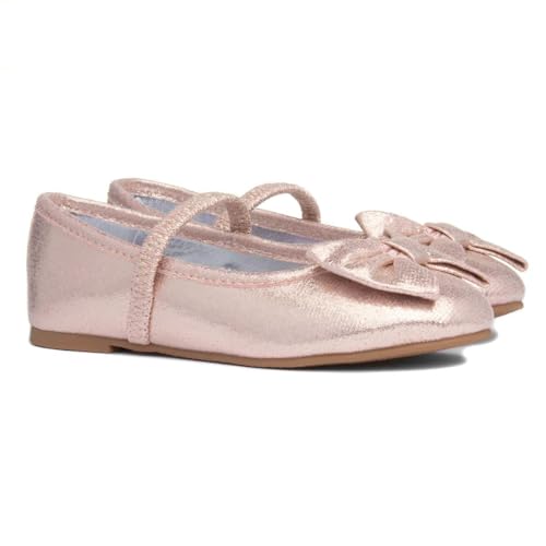 Lilley Sparkle Louisa Kids Rose Gold Ballerina - Size 9 Child UK - Gold