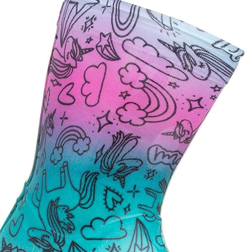Zone - Hail Kids 2 Tone Unicorn Print Welly - Size 10 Child UK - Multicolour