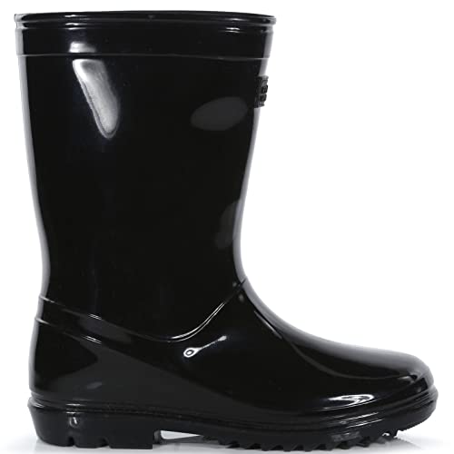 Regatta Kids Wenlock Outdoor Wellies - Black - 12K UK