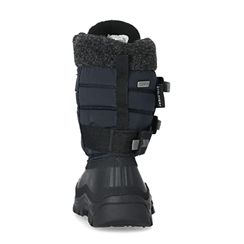 Trespass Boy's Strachan Ii Snow Boots, Blue Navy, 12 UK Child
