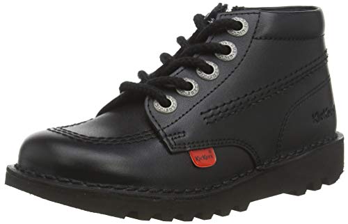 Kickers Unisex Kids Kick Hi Zip Kids Ankle Boot, Black, 11 UK Child