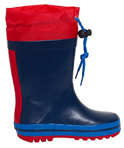 Marvel Boys Spiderman Tie Top Wellingtons Kids Wellies Super Hero Wellington Rain Boots Navy 11 UK Child/EU 29