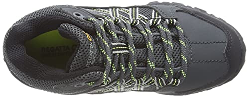 Regatta Kids Edgepoint Water Resistant Ankle Boots - Electric Lime - 3 UK