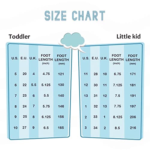 EUXTERPA Kid Wellies for Toddler, Child Wellington Boots Glitter Welly Boots Light Up Girls Rain Boots with Pull On Handles Size 8