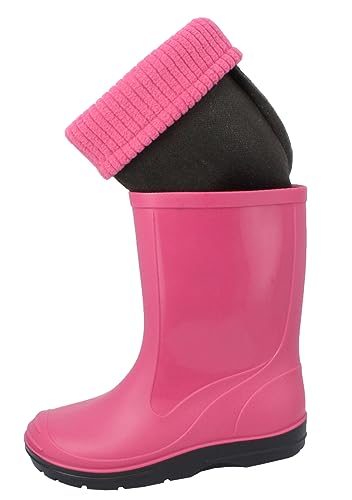 Beck Unisex Kids Basic 860 Rain Boot, Pink, 9 UK Child