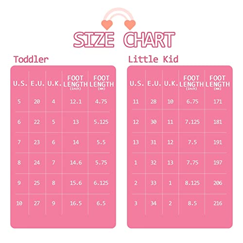 EUXTERPA Girls Light Up Wellies, Patterns and Glitter Boots for Boys and girls,Wellington Waterproof Boots with Handle Size 10 UK Child