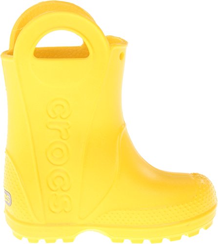 Crocs Unisex Kids Handle It Rain Boot Kids Boot, Yellow, 7 UK Child