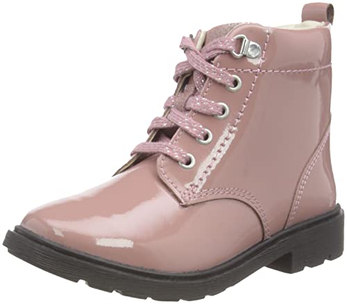 Clarks Astrol Lace K. Ankle Boot, Pink Pat, 10 UK Child