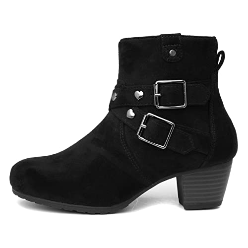Lilley Fleur Girls Black Ankle Boot - Size 11 Child UK - Black