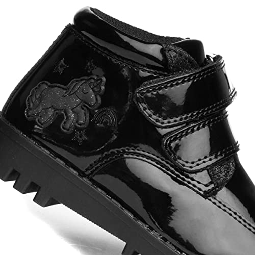 Buckle My Shoe Peia Kids Black Boot - Size 11 Child UK - Black