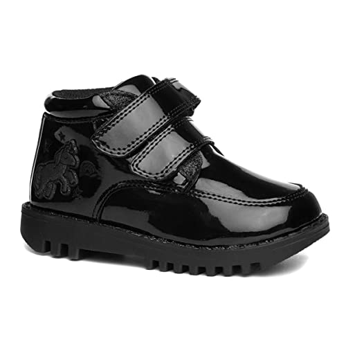 Buckle My Shoe Peia Kids Black Boot - Size 11 Child UK - Black