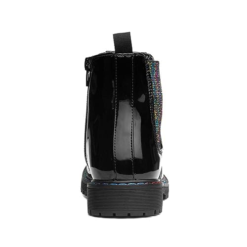Lilley Olena Kids Black Patent Chelsea Boot - Size 13 Child UK - Black