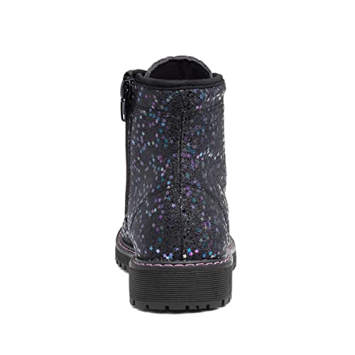 Lilley Junior Laura Girls Black Glitter Boot - Size 1 UK - Black