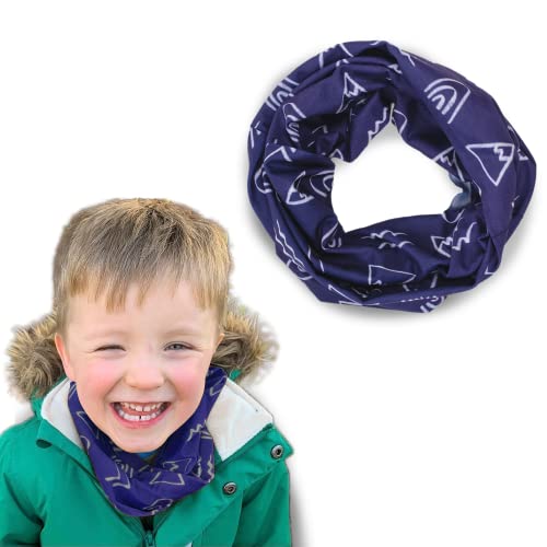 Toddle Super Soft Children’s Eco-Snood | Multifunctional Unisex Bandana or Scarf | Stretchy, Washable & Sustainable Design | Perfect for Unisex Babies & Toddlers| Mulberry Colour