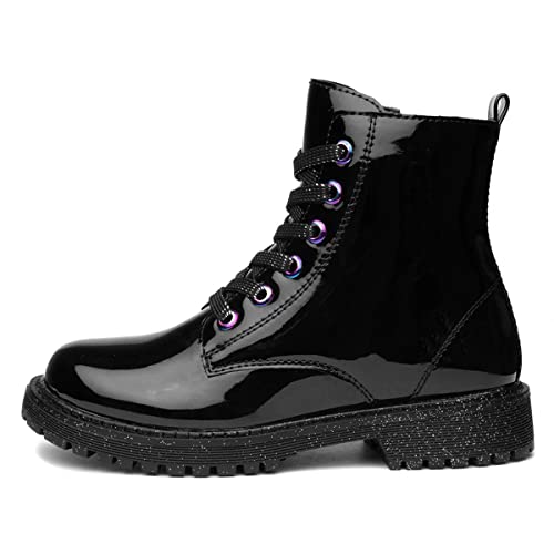 Lilley Junior Amy Girls Black Patent Ankle Boot - Size 13 Child UK - Black