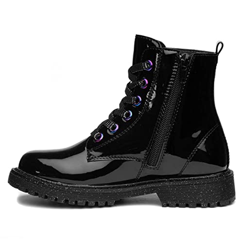 Lilley Junior Amy Girls Black Patent Ankle Boot - Size 13 Child UK - Black