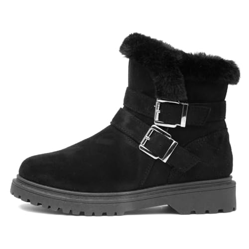 Lilley Rhea Kids Black Ankle Boot - Size 12 Child UK - Black