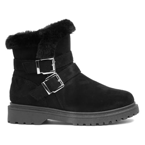 Lilley Rhea Kids Black Ankle Boot - Size 12 Child UK - Black