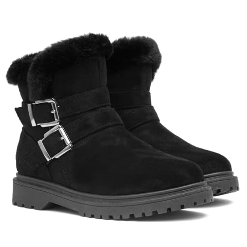 Lilley Rhea Kids Black Ankle Boot - Size 12 Child UK - Black