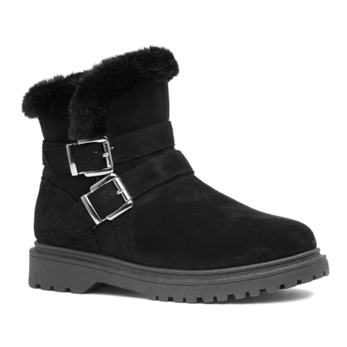 Lilley Rhea Kids Black Ankle Boot - Size 12 Child UK - Black