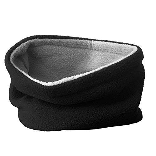 TOSKATOK® Childrens Kids Boys Girls Warm Winter Reversible Soft Fleece Snood Neckwarmer Scarf