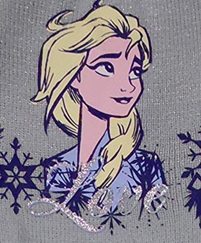 Disney Frozen Elsa Hat Scarf Gloves Set (54 cm, Light Blue)