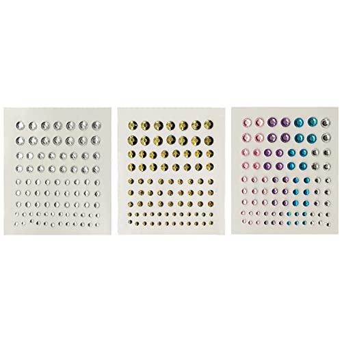 Bindi Dots Face Jewels Face Jewelry for Women Face Gems Stick On Eye Forehead Crystals Sticker for Women Eye Makeup Festival Accessory Nail Art Decoration A3YZT