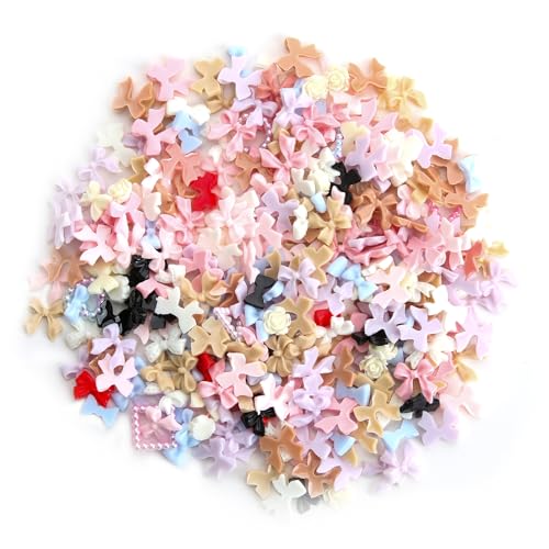 3D Nail Art Charms - 400 PCS Multi Shapes Resin DIY Craft Making Nail Decorations for Nail Art Accessories Jewelry, Phone Case - Bow, Lollipop, Butterfly, Flower, Bear, Heart Jewelry Design