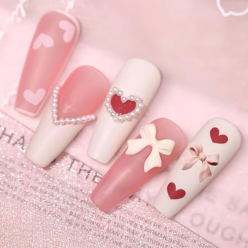 3D Nail Art Charms - 400 PCS Multi Shapes Resin DIY Craft Making Nail Decorations for Nail Art Accessories Jewelry, Phone Case - Bow, Lollipop, Butterfly, Flower, Bear, Heart Jewelry Design