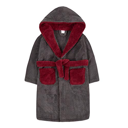 Cargo Bay Boys Childrens Kids Flannel Fleece Bath Robe Dressing Gown Super Soft