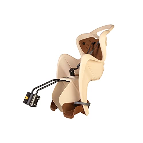 Mr Fox- Rear seat for Bicycle - for children up to 22 kg, from 3 to 8 years old - can be fixed to frame - Beige