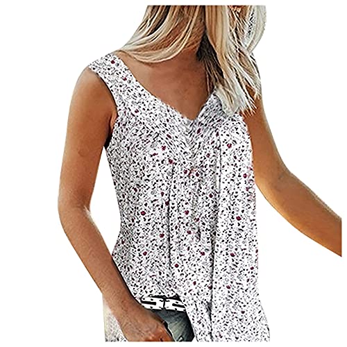 Women's Short Sleeve Sexy Tank Top Crop Tops Blouse Top Knitted Vest Top Women's Tunic Sleeveless T-Shirt Tunic Vest Casual V Neck Basic Shirt Summer Tops Casual Print Summer Blouse Shirt