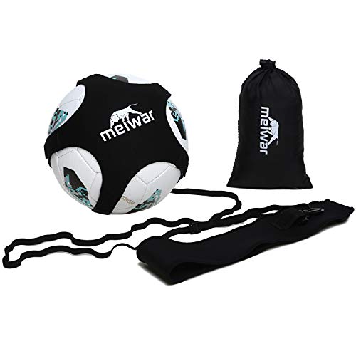 meiwar Solo Football Training Aid - Soccer Training Accessory I Kick Trainer for adults and children