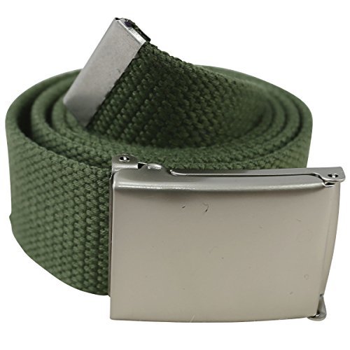 Kombat UK Army Style Clasp Belt, Olive Green, 117 cm