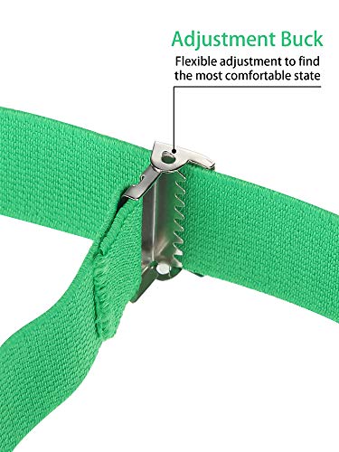 15 Pieces Kids Adjustable Elastic Belt Kids Toddler Belts Pin Buckle Belts for Girls