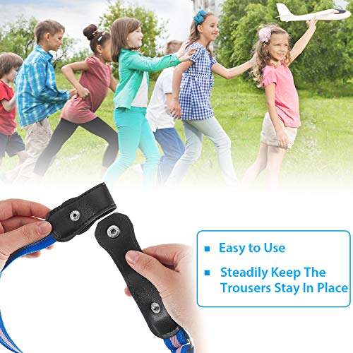 10 Pieces No Buckle Kids Belt Adjustable Elastic Belts Stretch Waistbelt for Boys Girls