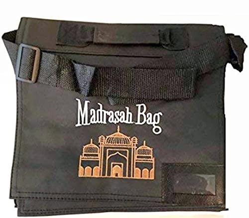 Madrasah Islamic Bags Embroided Bags for Muslim Children Kids Mosque Masjid Quran Bag Embroided (Big Bag (35cm X 31cm))