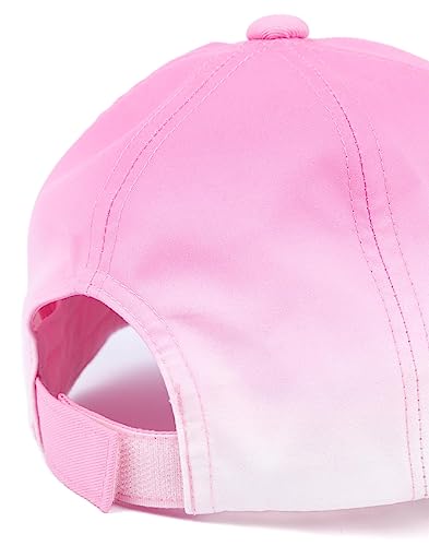 Barbie Girls Snapback Cap & Sunglasses | Pink Ombre Summer Hat & Love Heart Shades for Kids | Classic Logo Adjustable Clasp Holiday Headwear | Cool Merchandise Gift for Children