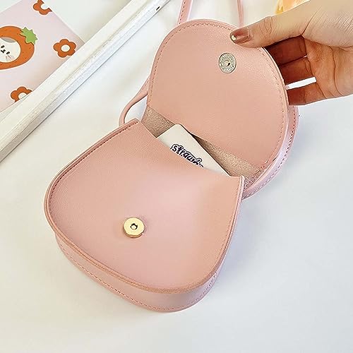 JIANYH Toddler Handbag, Girls Handbag, Adjustable Shoulder Strap Cute Rabbit Kids Handbag, Girls Shoulder Bag with 1 one-Piece Rabbit Pendant Suitable for Preschool Kids Toddlers Girls(Pink)