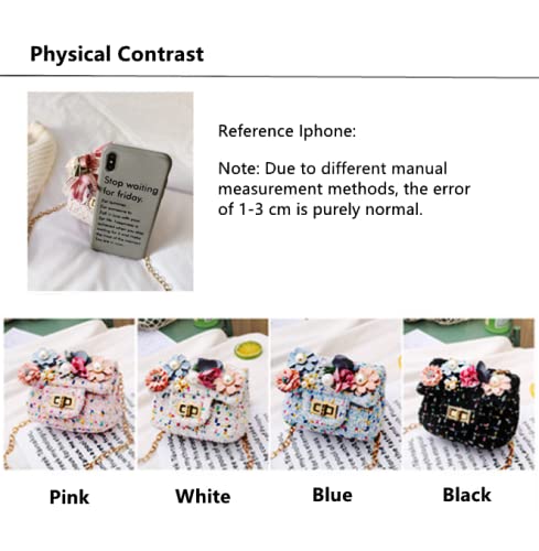 Little Girl Shoulder Bag Girls Handbags Portable Mini Purse Messenger Bag 1-5 Years Old Mini Flip Bag (Pink)