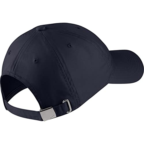 NIKE Children's Heritage86 Adjustable Cap, Obsidian/Metallic Silver, One Size UK