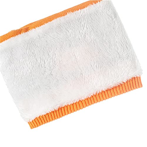 Baby Fox Hats Baby Mittens Baby Girls Boys Winter Warm Knit Hat Scarf Gloves 3 Pieces Set (Orange, 1-4 Years)