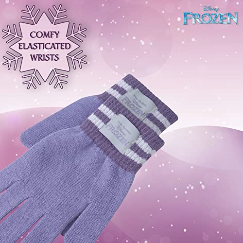 Disney Beanie Hat Scarf and Gloves Set Kids, Frozen Gifts for Girls