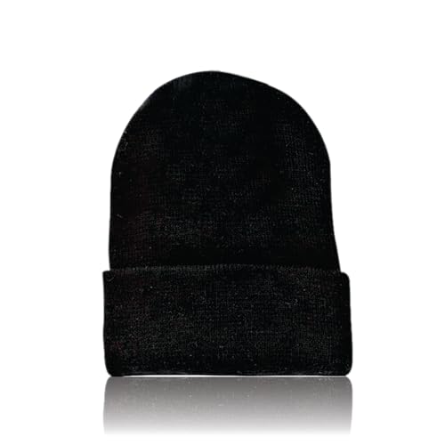 Thermal Hat Winter Hat For Kids Heat Insulated Cap Warm Windproof Headwear Skull Ear Covers Snow Hiking Cycling Outdoor Activities Unisex Children Toddler Cold Weather Accessories One Size Black (1pc)