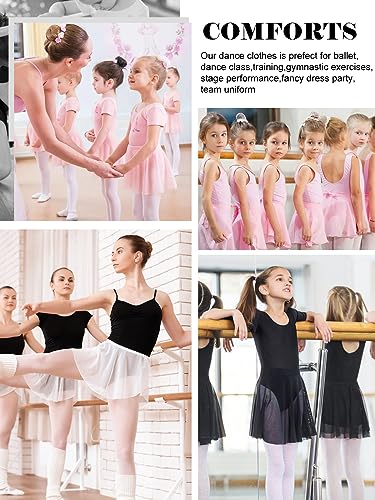 boruizhen Ballet Skirt Pull On Ballet Wrap Skirt Chiffon Dance Skirts with Elastic Waistband for Girls Women Blue S